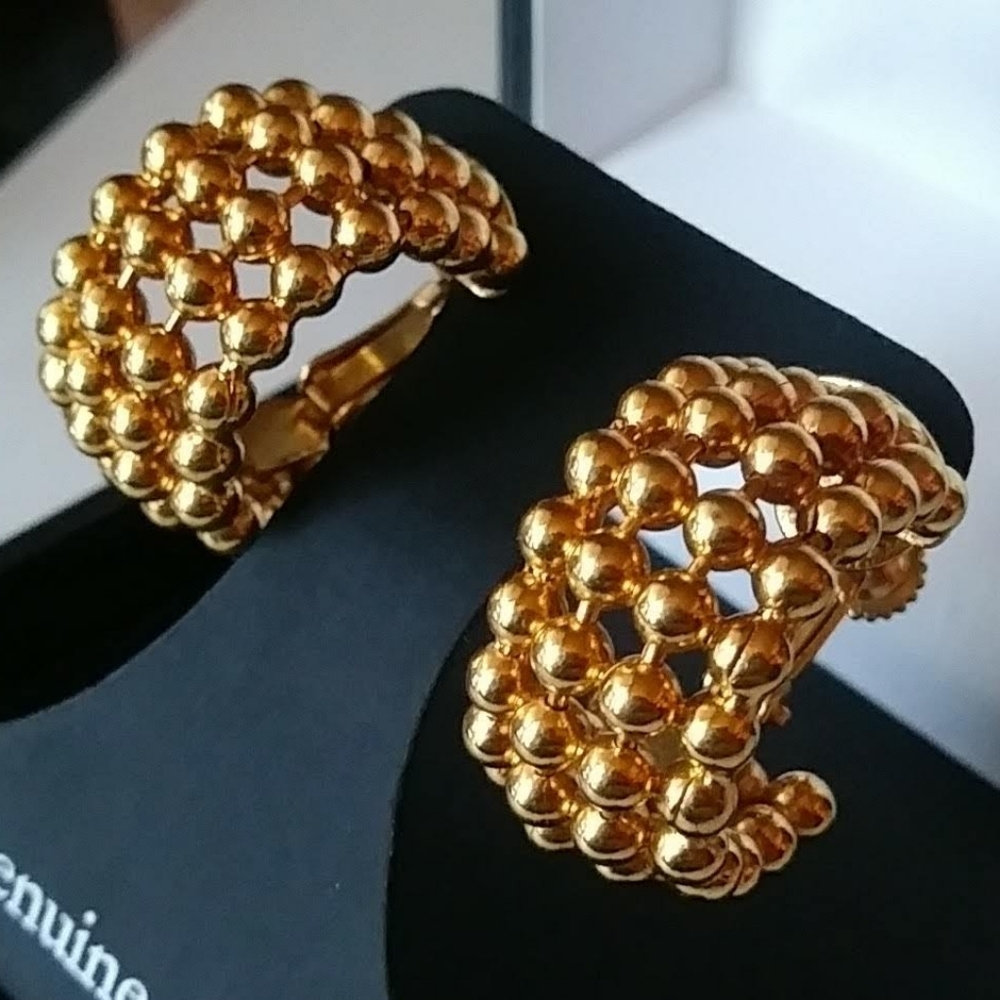 Vintage Napier Clip-On Earrings